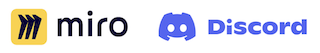 logos of miro and discord