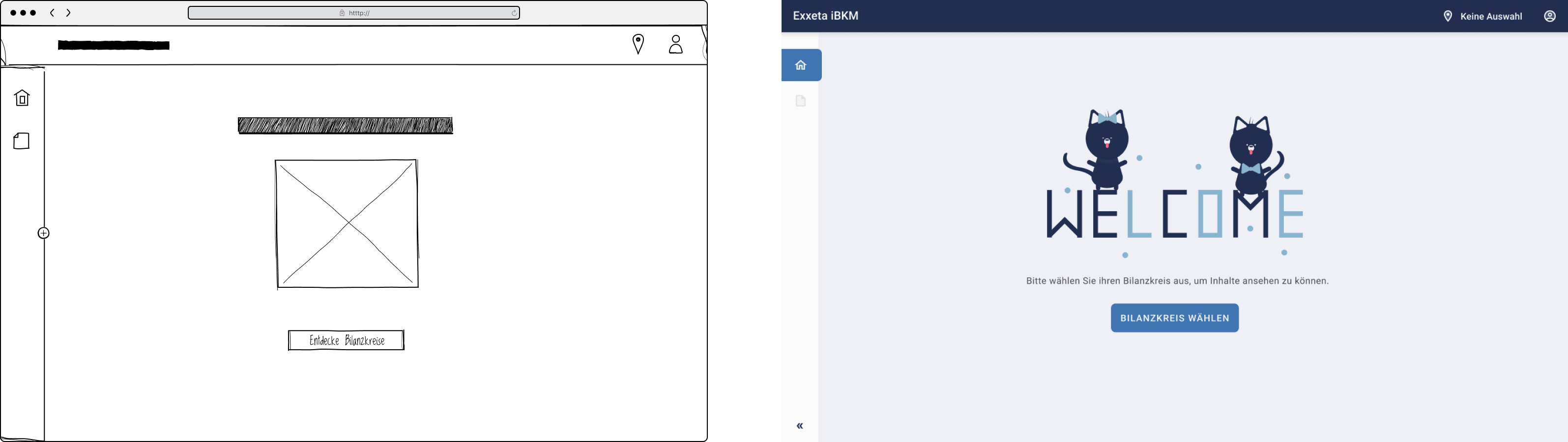 Initial dashboard