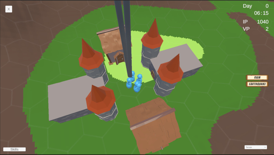 An image showing a work in progress state of the game.
