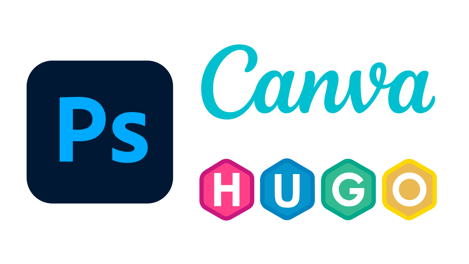 Design Tools: Photoshop, Canva, Hugo